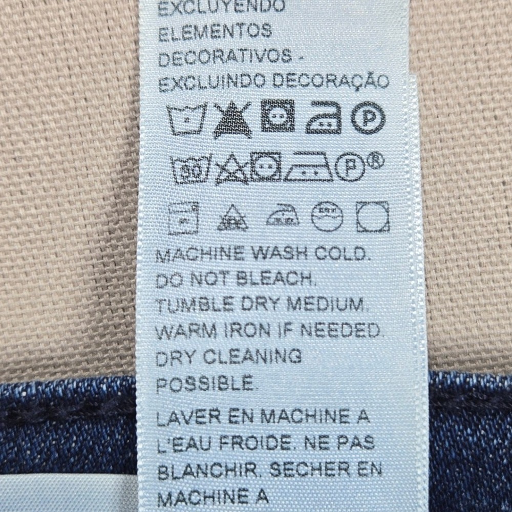 Levi's Jeans 502 Taper Flex Stretch Medium Wash Blue Mens 48x34 - Picture 10 of 16